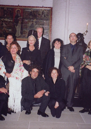 Inauración de la exposición SKULPTUREM IM DOM, Catedral de Lübeck (Alemania), 11 de octubre de 2003. Canta Marina Bollaín; toca el organo Hartmut Rohmeyer