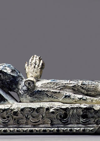 Tránsito, bronce, serie de 7, 12.5 x 7.5 x 14.5 (2004)
