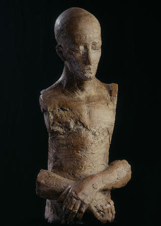 ECCE HOMO, terracota policromada, 65 x 32 x 24 (1991)
