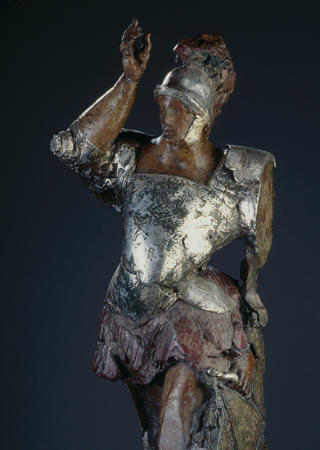 Psicostasis, terracota policromada, 73 x 25 x 20 (1999)