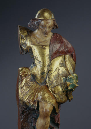 Psicostasis, terracota policromada, 74 x 25 x 32 (1999)