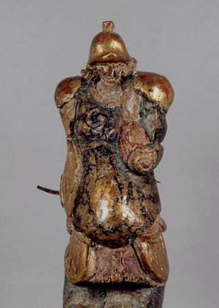 Arcangel San Miguel, terracota policromada (1989)