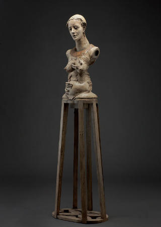 SICVT-LILIVM-INTER-SPINAS, terracota y madera